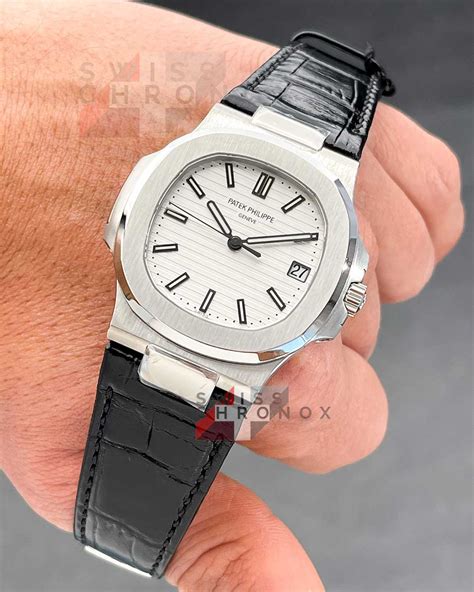 patek philippe nautilus leather strap